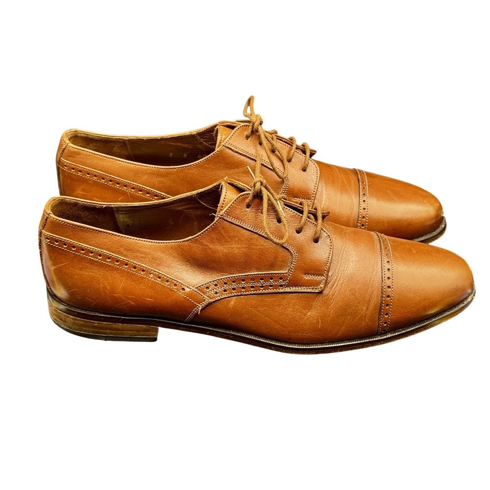 Size 11 - E.T Wright Calf Leather Cap Toe Oxford Shoes
